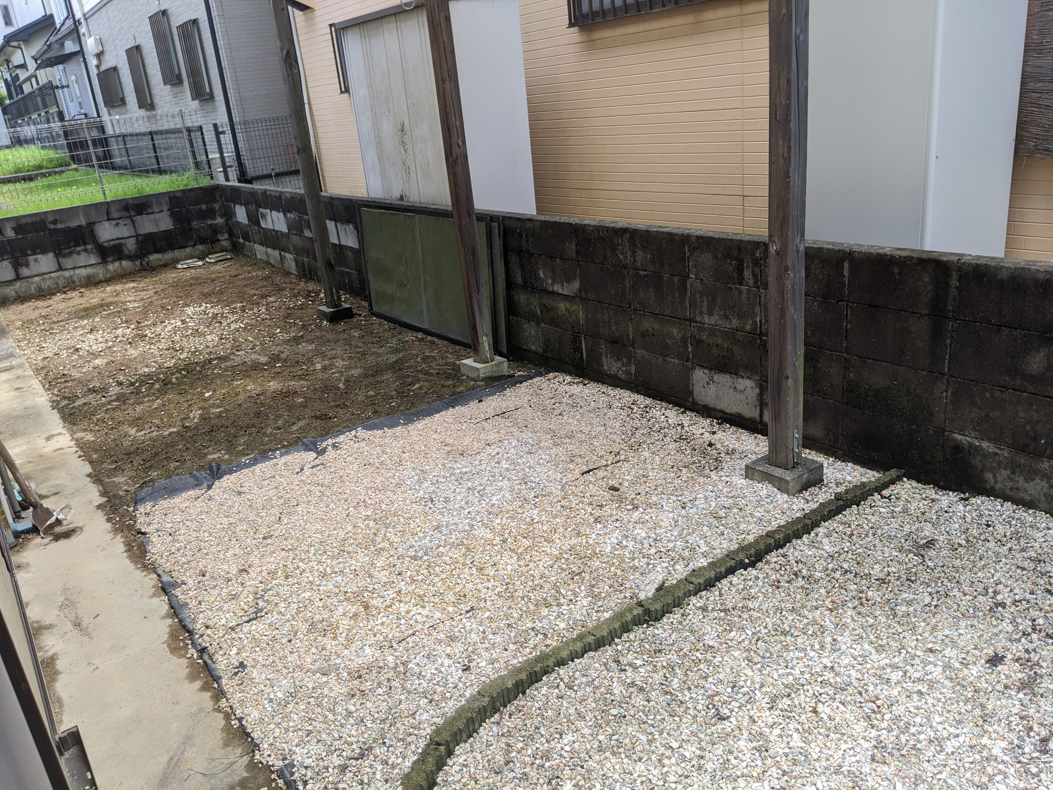 和歌山県紀の川市 お庭 草むしり