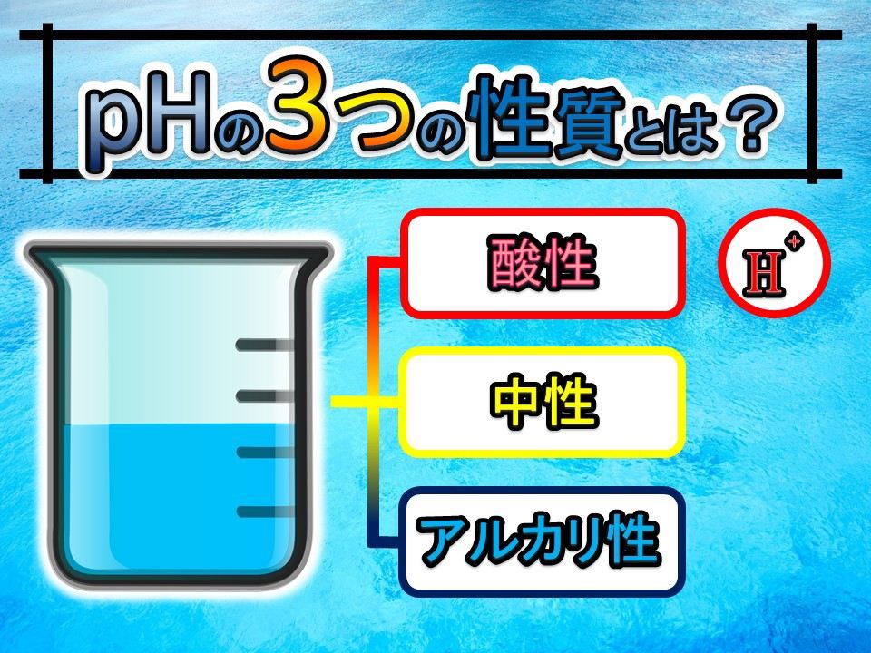 酸性はH⁺（水素イオン）が多い状態